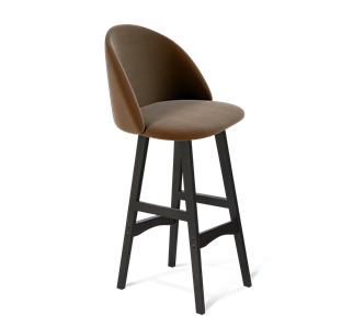 Барный стул SHT-ST35 / SHT-S65 (кофейный ликер/венге) в Лангепасе