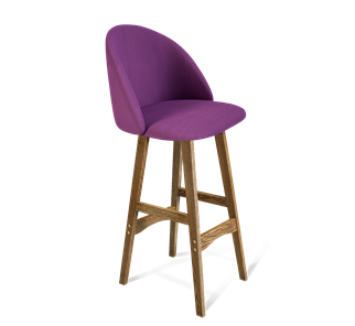 Барный стул SHT-ST35 / SHT-S65 (ягодное варенье/дуб брашированный коричневый) в Урае