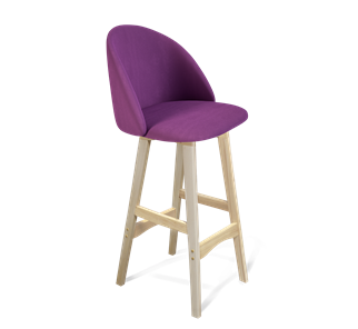 Барный стул SHT-ST35 / SHT-S65 (ягодное варенье/прозрачный лак) в Лангепасе