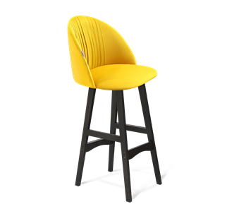 Барный стул SHT-ST35-1 / SHT-S65 (имперский жёлтый/венге) в Лангепасе