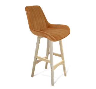 Барный стул SHT-ST37 / SHT-S65 (горчичный/прозрачный лак) в Лангепасе