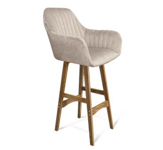 Барный стул SHT-ST38-1 / SHT-S65 (лунный мрамор/дуб брашированный коричневый) в Урае