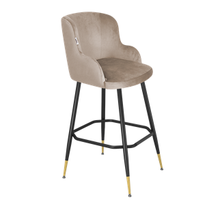 Барный стул SHT-ST39 / SHT-S148 (латте/черный муар/золото) в Урае