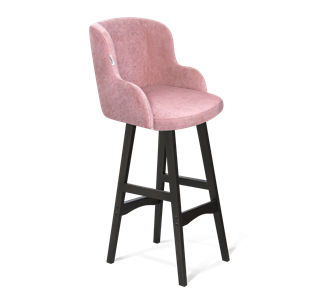 Барный стул SHT-ST39 / SHT-S65 (пыльная роза/венге) в Лангепасе