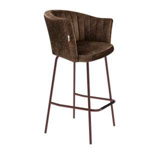 Барный стул SHT-ST42-1 / SHT-S29P (кофейный трюфель/медный металлик) в Нижневартовске