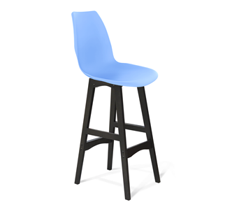 Барный стул SHT-ST29/S65 (голубой pan 278/венге) в Лангепасе