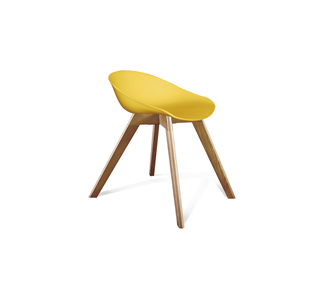Обеденный стул SHT-ST19/S39 (желтый/светлый орех) в Урае
