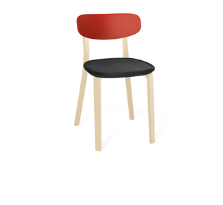Кухонный стул SHT-ST85-2/SB85-2/S85 (красный/черный/бежевый ral1013) в Нижневартовске