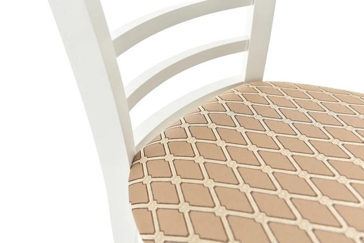 Обеденный стул Бурбон (Тон 9-Эмаль белая, Призма 37-1) в Лангепасе - изображение 8