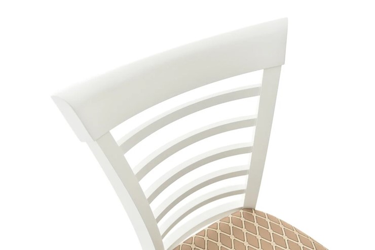 Обеденный стул Бурбон (Тон 9-Эмаль белая, Призма 37-1) в Лангепасе - изображение 7