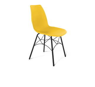 Обеденный стул SHT-ST29/S107 (желтый ral 1021/черный муар) в Когалыме