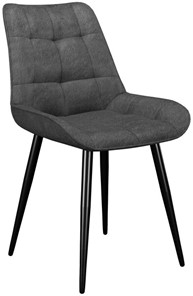 Обеденный стул 206М, микровелюр B22 grey, ножки черные в Лангепасе