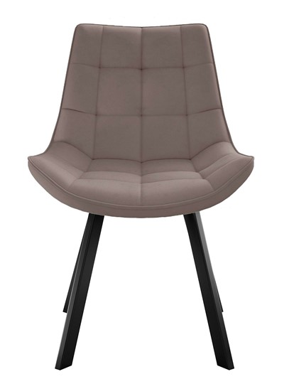 Обеденный стул 263 Поворотный, Микровелюр B5 Latte / опоры черные в Сургуте - изображение 1