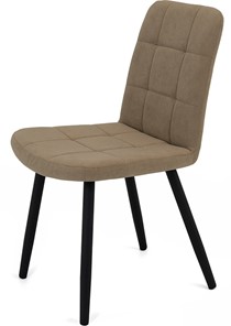 Обеденный стул Кубика Абсент NEW, ноги черные круглые XL (R32)/велюр T184 Кофе с молоком в Лангепасе