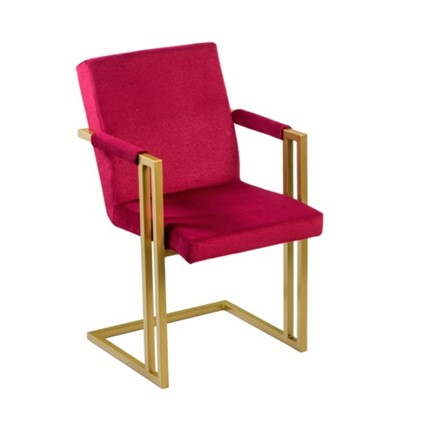 Обеденный стул Бруно, Золото/Аврора 11(бордовый) в Югорске - изображение