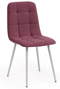 Обеденный стул CHILLY MAX 45х54х90 сливовый 16/белый арт.18286 в Нижневартовске