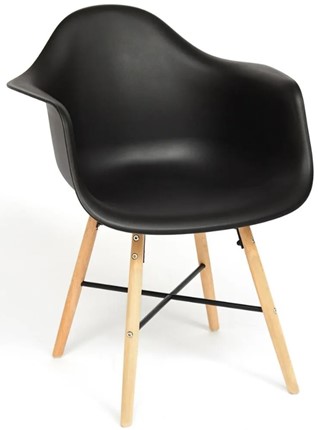 Кресло CINDY (EAMES) (mod. 919) 60х62х79 черный арт.19050 в Нягани - изображение