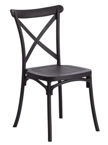 Обеденный стул CROSS (mod. PL24) 48х58х89 Black (черный) 05 арт.19693 в Югорске