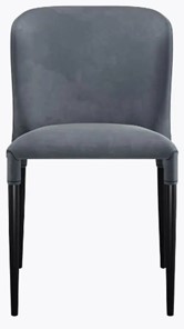 Обеденный стул dikline 275 С103 серый ножки черные в Нефтеюганске