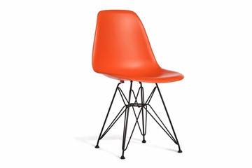 Обеденный стул DSL 110 Black (оранжевый) в Нижневартовске