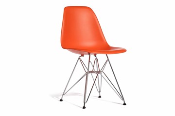 Обеденный стул DSL 110 Chrom (оранжевый) в Пыть-Яхе
