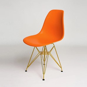 Обеденный стул derstuhl DSL 110 Gold (оранжевый) в Лангепасе