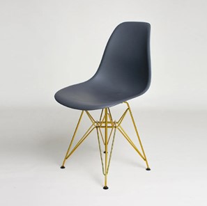 Обеденный стул DSL 110 Gold (темно-серый) в Сургуте