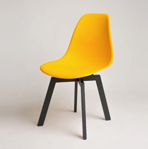 Кухонный стул derstuhl DSL 110 Grand Black (желтый) в Лангепасе