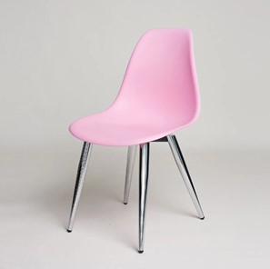 Обеденный стул DSL 110 Milan Chrom (розовый) в Лангепасе