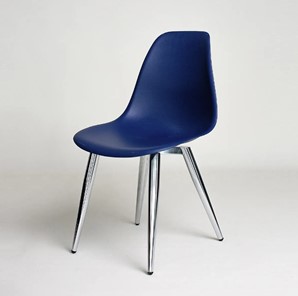 Обеденный стул DSL 110 Milan Chrom (темно-синий) в Лангепасе