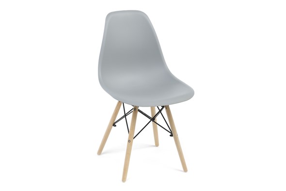 Кухонный стул DSL 110 Wood (светло-серый) в Пыть-Яхе - изображение