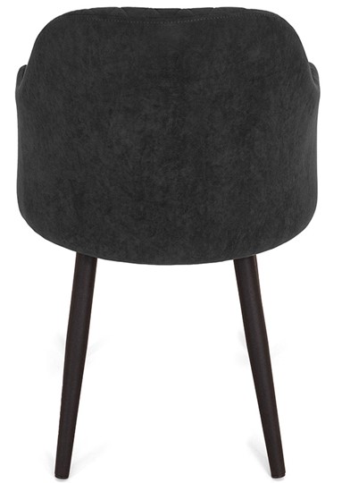 Кухонный стул Эспрессо-1, ноги черные круглые XXL (R38)/велюр T190 Горький шоколад в Советском - изображение 5
