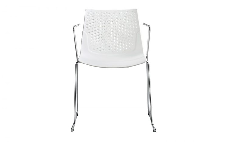 Обеденный стул FX-05F WHITE в Лангепасе - изображение 1