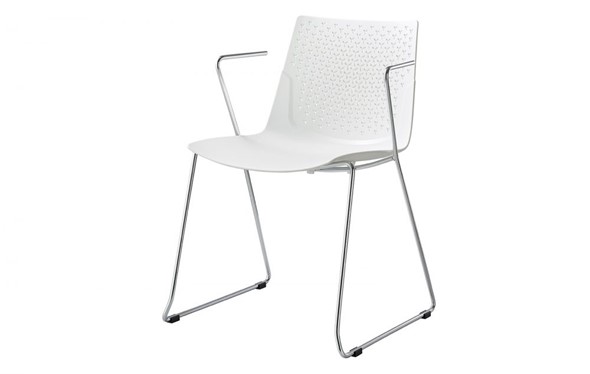 Обеденный стул FX-05F WHITE в Лангепасе - изображение