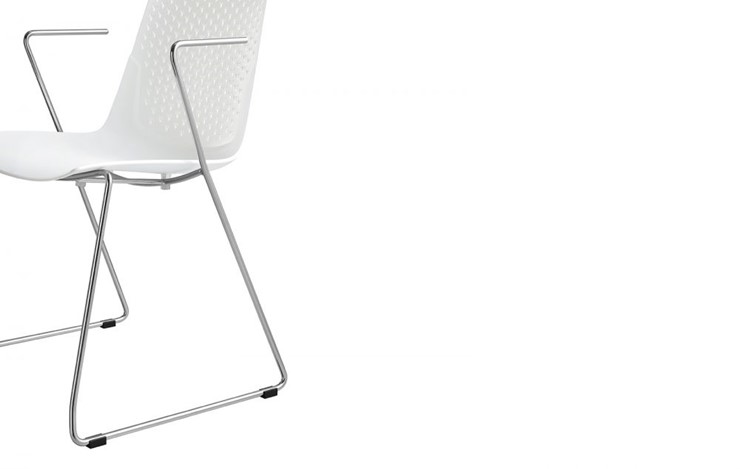 Обеденный стул FX-05F WHITE в Лангепасе - изображение 6