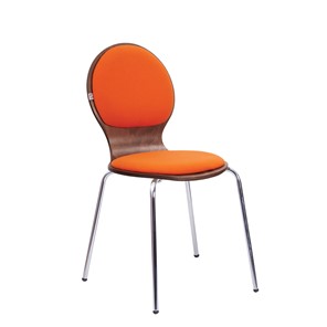 Обеденный стул Kelly chrome Lux, кожзам V 450212/V в Нефтеюганске
