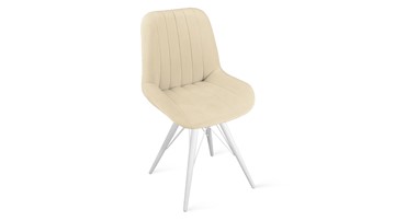 Обеденный стул Марвел Исп. 2 К3 (Белый матовый/Велюр Confetti Cream) в Когалыме