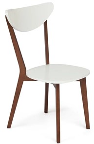 Кухонный стул MAXI (Макси), бук/МДФ 86x48,5x54,5 Белый/Коричневый арт.19583 в Лангепасе - предосмотр
