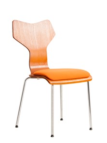 Обеденный стул Roxy wood chrome, ткань A в Сургуте