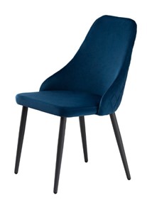 Обеденный стул Сальса.2, Велюр CATALANA 16 (синий) / Черный муар матовый в Нефтеюганске