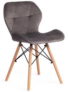 Обеденный стул STUTTGART (mod. 74) 50х47х73 серый (HLR 24)/натуральный арт.17222 в Нефтеюганске