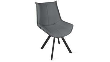Обеденный стул Тейлор Исп. 2 К2 (Черный муар/Кож.зам Polo Graphite) в Лангепасе