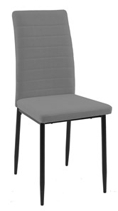Кухонный стул Текс, микровелюр B22 grey, ножки черные в Урае