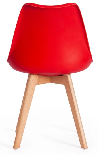 Обеденный стул TULIP (mod. 73) 48,5х52,5х83 красный арт.14208 в Когалыме - изображение 3