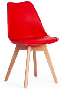 Обеденный стул TULIP (mod. 73) 48,5х52,5х83 красный арт.14208 в Когалыме
