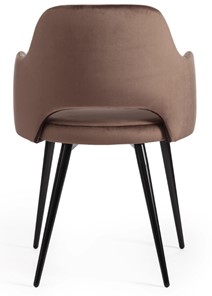 Обеденный стул VALKYRIA (mod. 711) 55х55х80 коричневый barkhat 12/черный арт.19001 в Урае - предосмотр 3