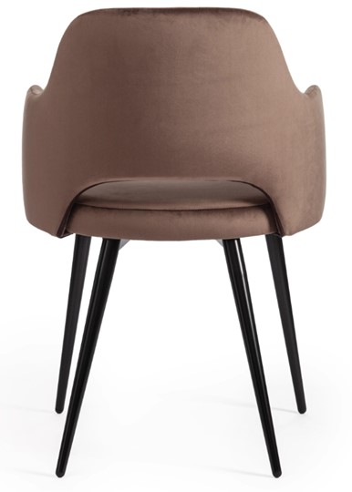 Обеденный стул VALKYRIA (mod. 711) 55х55х80 коричневый barkhat 12/черный арт.19001 в Югорске - изображение 3