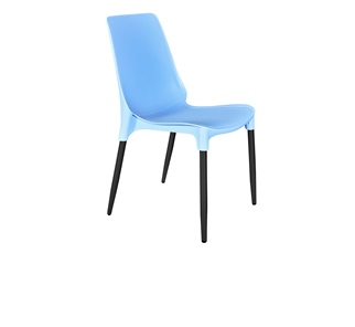 Кухонный стул SHT-ST75/S424-C (голубой/черный муар) в Лангепасе