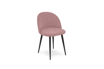 Обеденный стул Brendoss Лайт розовый черные ножки в Югорске