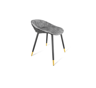 Обеденный стул SHT-ST19-SF1 / SHT-S95-1 (дымный/черный муар/золото) в Лангепасе